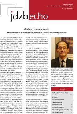 Echo Gru&szlig;wort zum Amtsantritt Yanagi Hidenao, Botschafter von Japan in der Bundesrepublik Deutschland - Japanisch-Deutsches Zentrum Berlin