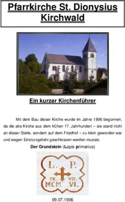 Pfarrkirche St. Dionysius Kirchwald - Ein kurzer Kirchenf&uuml;hrer - Pfarreiengemeinschaft ...