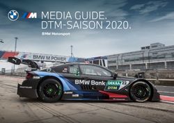 MEDIA GUIDE. DTM-SAISON 2020 - BMW Motorsport - 7-forum.com