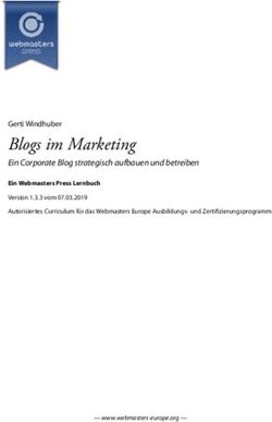 Blogs im Marketing - Webmasters Fernakademie
