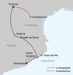 Okzitanien - Katalonien - Andorra: Über die Pyrenäen ans Mittelmeer - 8-tägige Gruppenreise inkl. Bustransfer ab/bis OWL und Flug ab/bis Hannover ...