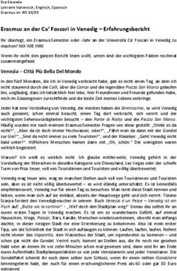 Erasmus an der Ca' Foscari in Venedig - Erfahrungsbericht