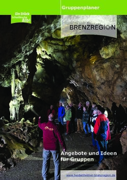 Angebote und Ideen für Gruppen - Gruppenplaner - www.heidenheimer-brenzregion.de - Stadt Giengen