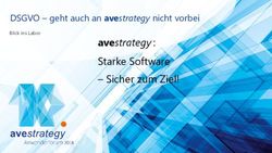 Starke Software - Sicher zum Ziel! - avestrategy : DSGVO - geht auch an avestrategy nicht vorbei - BBT GmbH