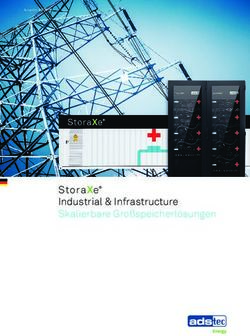 STORAXE INDUSTRIAL & INFRASTRUCTURE SKALIERBARE GRO&szlig;SPEICHERL&Ouml;SUNGEN