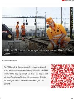 SBB und Sozialpartner einigen sich auf neuen GAV ab Mai 2019 - VSLF