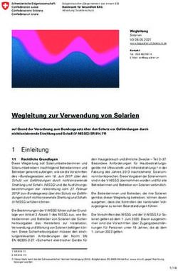 Wegleitung zur Verwendung von Solarien