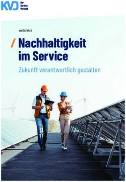 Nachhaltigkeit im Service - Zukunft verantwortlich gestalten WHITEPAPER - Service Verband