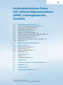 Uncharakteristisches Fieber (UF), afebrile Allgemeinreaktion (AFAR), Luftwegekatarrhe, Tonsillitis