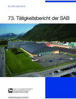 T&auml;tigkeitsbericht der SAB - Nr. 230 I April 2016 - Schweizerische ...