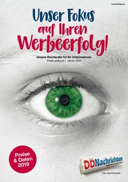 Werbeerfol g! Unser Fokus auf Ihren - Daten 2 019 - OÖN