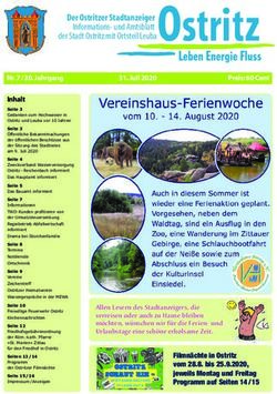 Der Ostritzer Stadtanzeiger Informations- und Amtsblatt der Stadt Ostritz mit Ortsteil Leuba - Der Ostritzer Stadtanzeiger Informations- und ...
