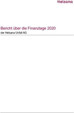 Bericht &uuml;ber die Finanzlage 2020 - der Helsana Unfall AG