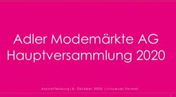 Adler Modem&auml;rkte AG Hauptversammlung 2020 - Aschaffenburg|8. Oktober 2020 |virtuelles Format - Adlermode ...