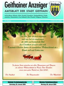 Geithainer Anzeiger AMTSBLATT DER STADT GEITHAIN
