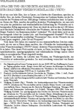 SPRACHE UND GESCHICHTE AM BEISPIEL DES EUROP&Auml;ISCHEN WINZERWORTATLASSES (WKW)1