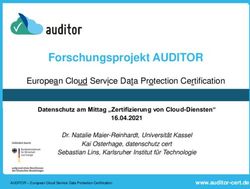 Forschungsprojekt AUDITOR - European Cloud Service Data Protection Certification - Stiftung Datenschutz
