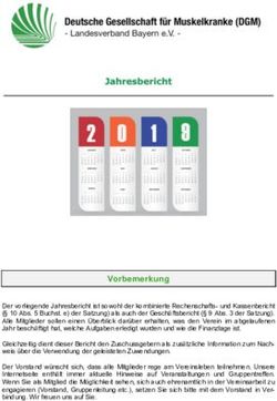 Vorbemerkung - DGM Landesverband Bayern eV