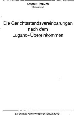 Die Gerichtsstandsvereinbarungen nach dem Lugano - &Uuml;bereinkommen - LAURENT KILLIAS