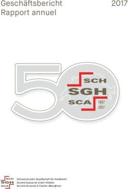 Gesch&auml;ftsbericht Rapport annuel 2017 - Schweizerische Gesellschaft ...