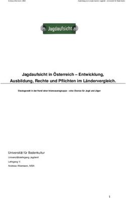 Jagdaufsicht in &Ouml;sterreich - Entwicklung, Ausbildung, Rechte und Pflichten im L&auml;ndervergleich.