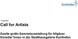 Call for Artists Zweite gro&szlig;e Sammelausstellung f&uuml;r Allg&auml;uer K&uuml;nstler*innen in der Stadthausgalerie Sonthofen