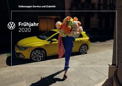 Frühjahr 2020 Volkswagen Service und Zubehör - Günther Lang GmbH