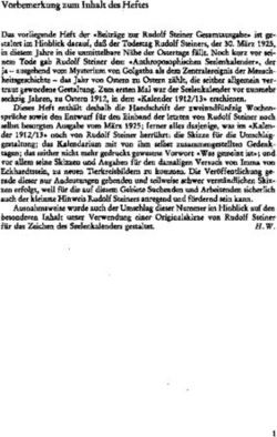 Vorbemerkung zum Inhalt des Heftes