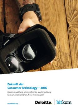 Zukunft der Consumer Technology 2016 - Marktentwicklung, Schlüsseltrends, Mediennutzung Konsumentenverhalten, Neue Technologien - Bitkom