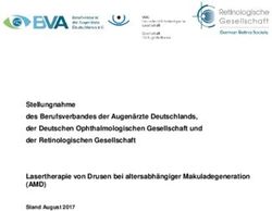 Stellungnahme des Berufsverbandes der Augen&auml;rzte Deutschlands, der Deutschen Ophthalmologischen Gesellschaft und der Retinologischen Gesellschaft ...