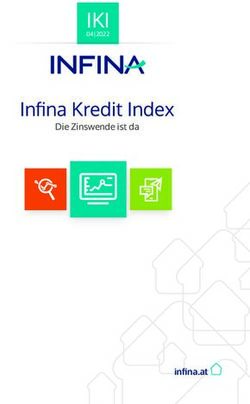 IKI Infina Kredit Index - Die Zinswende ist da