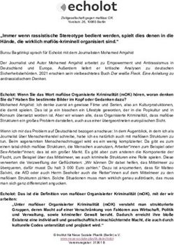 "Immer wenn rassistische Stereotype bedient werden, spielt dies denen in die Hände, die wirklich mafiös-kriminell organisiert sind." - Institut ...