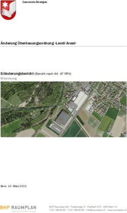 &Auml;nderung &Uuml;berbauungsordnung "Landi Areal" Erl&auml;uterungsbericht (Bericht nach Art. 47 RPV) Mitwirkung - Gemeinde B&uuml;etigen
