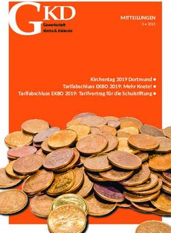 KDGGewerkscha MITTEILUNGEN 3 2019 - Gewerkschaft Kirche & Diakonie