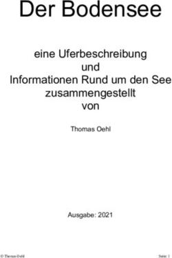 Der Bodensee eine Uferbeschreibung und - Informationen Rund um den See zusammengestellt von