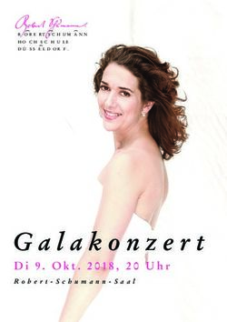 Di 9. Okt. 2018, 20 Uhr - Robert Schumann Hochschule