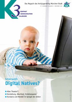 Digital Natives? Schwerpunkt: Das Magazin des Kreisjugendring M&uuml;nchen-Stadt - Kreisjugendring M&uuml;nchen-Stadt