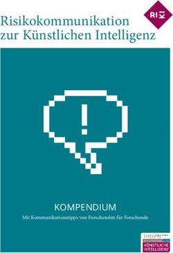 RISIKOKOMMUNIKATION ZUR KÜNSTLICHEN INTELLIGENZ - KOMPENDIUM MIT KOMMUNIKATIONSTIPPS VON FORSCHENDEN FÜR FORSCHENDE - NAWIK