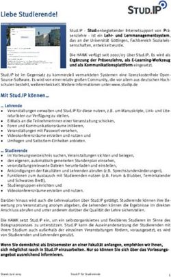 Liebe Studierende! - HAWK