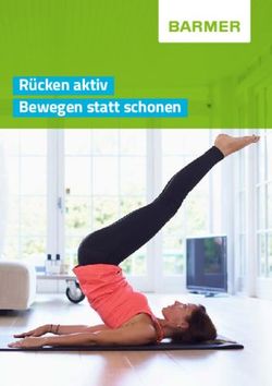 R&uuml;cken aktiv Bewegen statt schonen - Barmer