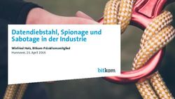 Datendiebstahl, Spionage und Sabotage in der Industrie - Winfried Holz, Bitkom-Pr&auml;sidiumsmitglied Hannover, 25. April 2016