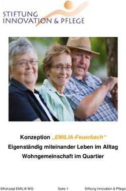 Konzeption "EMILIA-Feuerbach" Eigenst&auml;ndig miteinander Leben im Alltag Wohngemeinschaft im Quartier - Urbi-et