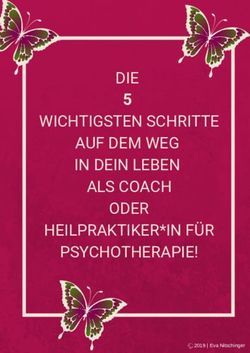 DIE 5 WICHTIGSTEN SCHRITTE AUF DEM WEG IN DEIN LEBEN ALS COACH ODER HEILPRAKTIKER*IN F&Uuml;R - Eva Nitschinger