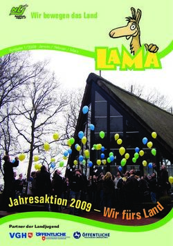 A nd - Wir bewegen das Land - Niedersächsische Landjugend