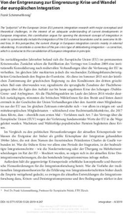Von der Entgrenzung zur Eingrenzung: Krise und Wandel der europ&auml;ischen Integration - Nomos ...