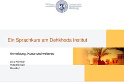Ein Sprachkurs am Dehkhoda Institut - Anmeldung, Kurse und weiteres - Philipps-Universität Marburg