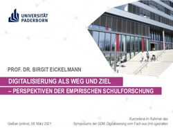 DIGITALISIERUNG ALS WEG UND ZIEL - PERSPEKTIVEN DER EMPIRISCHEN SCHULFORSCHUNG