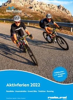 Aktivferien 2022 und Gruppen-BikeHoliday