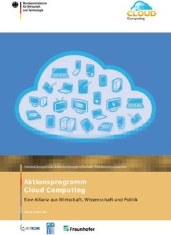 Aktionsprogramm Cloud Computing - Eine Allianz aus Wirtschaft, Wissenschaft und Politik