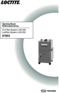 Air Filter System LAS 250 Luftfilter-System LAS 250